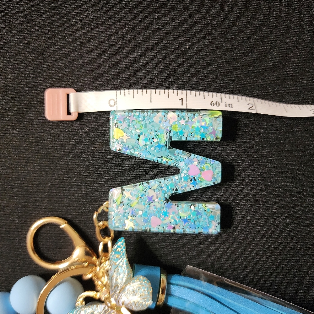 Initial M keychain - Picture 2 of 4